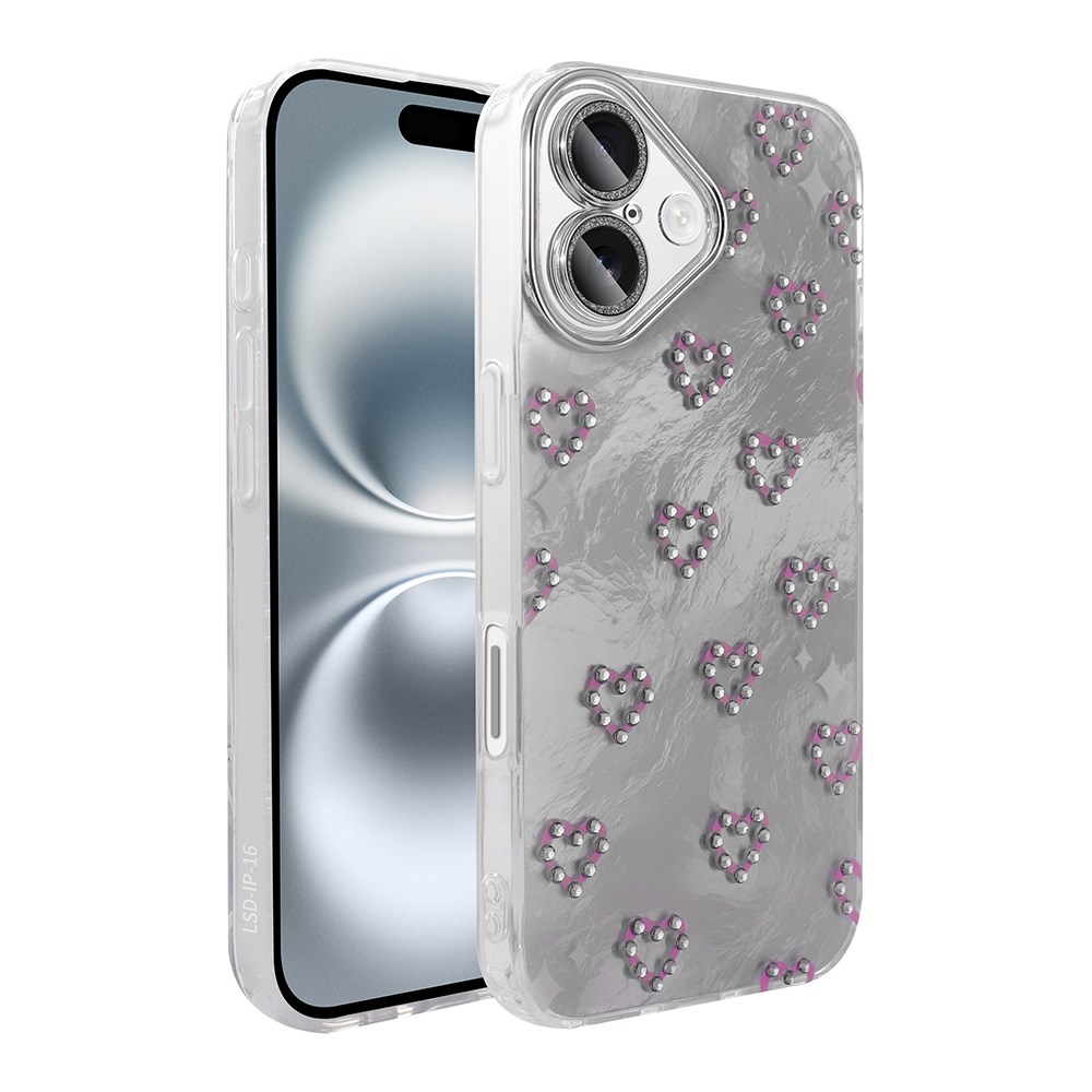 Apple iPhone 16 Kılıf Kamera Korumalı Figürlü Zore Ponti Silikon Kapak
