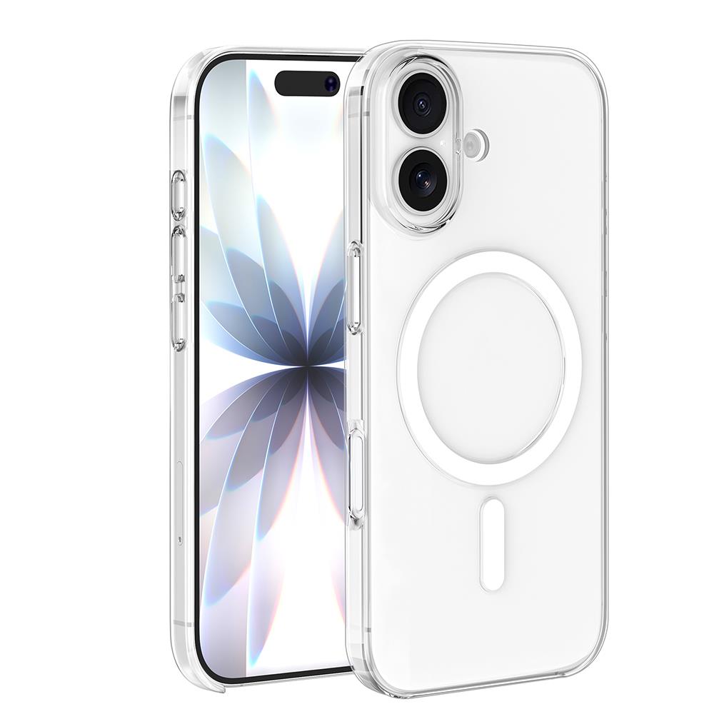 Apple iPhone 16 Plus Kılıf IC Çipli Zore Wireless Şarj Özellikli Şeffaf Orjin Kapak