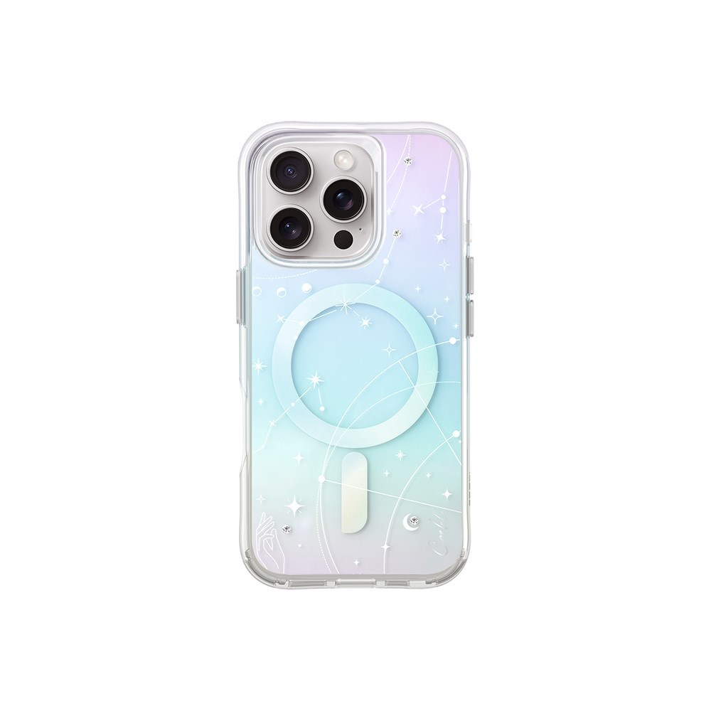 Apple iPhone 16 Pro Kılıf M-safe Şarj Özellikli Takım Yıldızı Desenli Askı Aparatlı Coehl Celest Kapak
