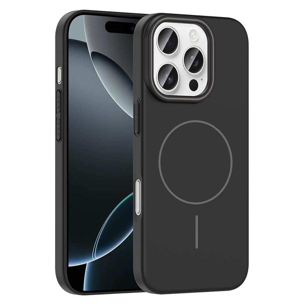 Apple iPhone 16 Pro Kılıf Magsafe Şarj Özellikli Zore Ruby Silikon Kapak