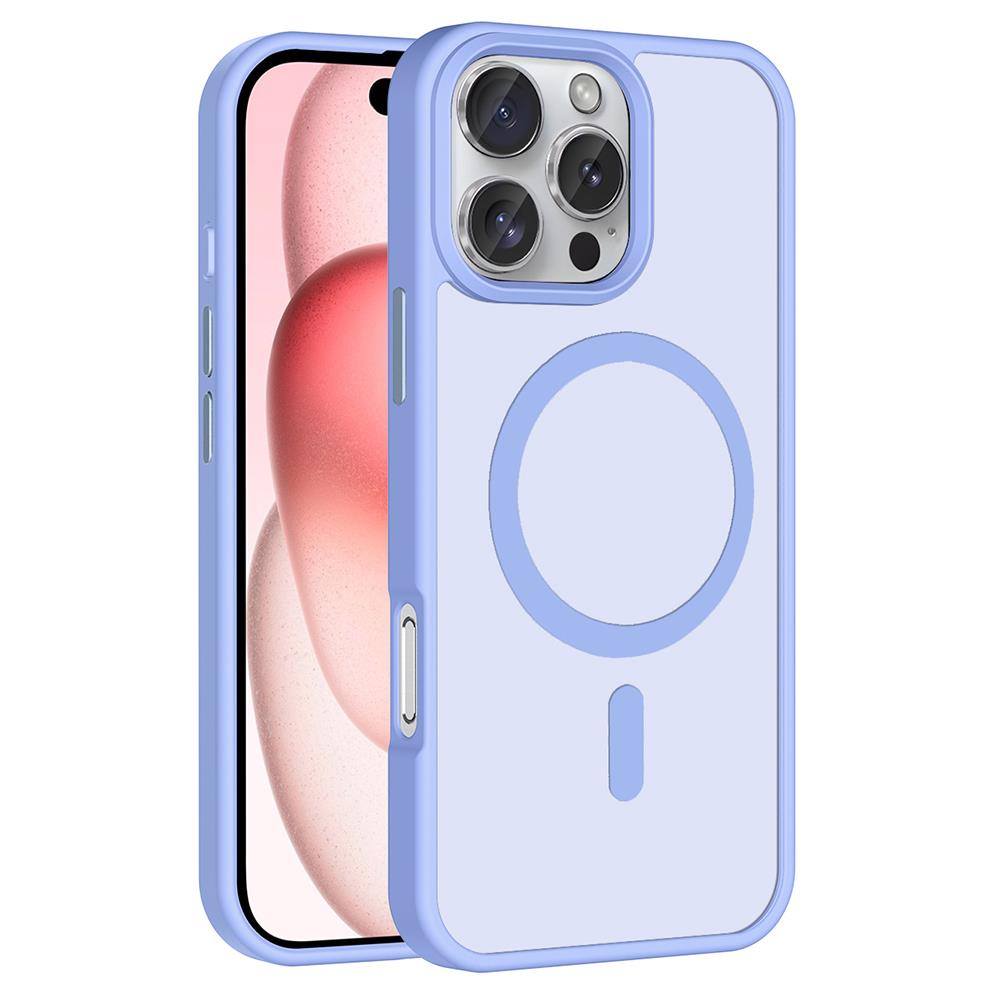 Apple iPhone 16 Pro Kılıf Magsafe Şarj Özellikli Mat Arka Yüzey Zore Sio Kapak