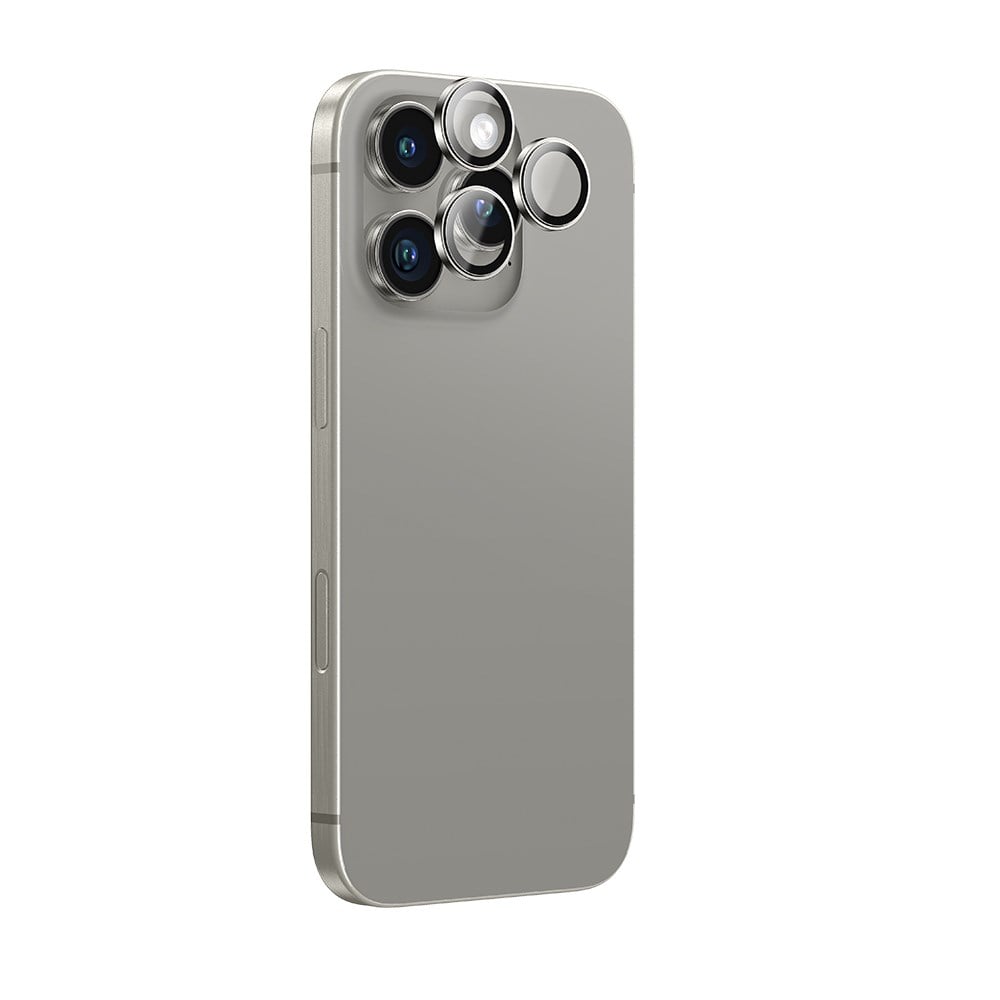 Apple iPhone 16 Pro Max Amazingthing Anti Reflective Kamera Lens Koruyucu + Kolay Uygulama Aparatlı