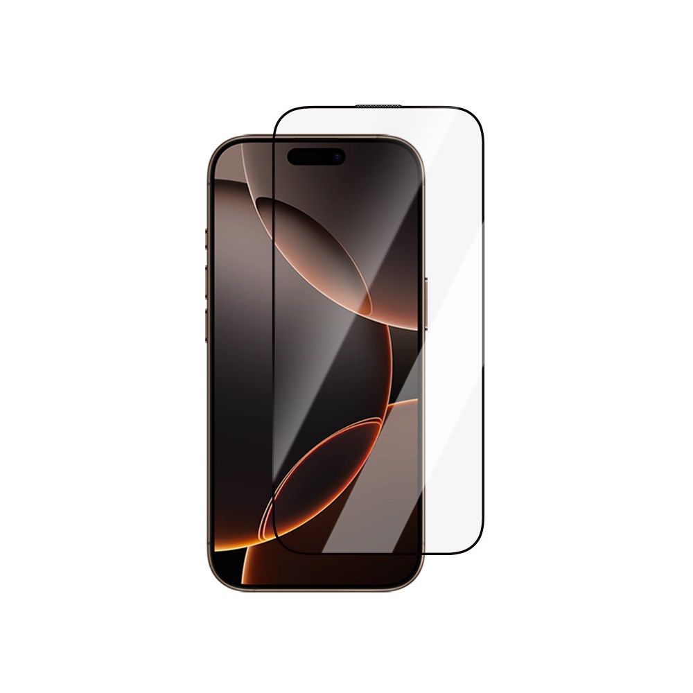 Apple iPhone 16 Pro Max CaseWorld Ultra-Thin Serisi TMQ 0.15mm HD 3D Cam Ekran Koruyucu + Uygulama Aparatlı