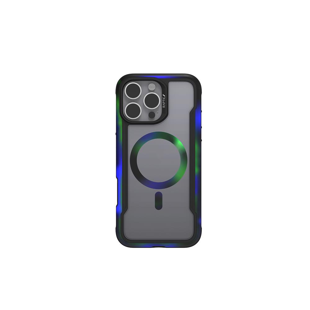 Apple iPhone 16 Pro Max Kılıf M-safe Şarj Özellikli Airbagli Raptic Shield 2.0 Serisi Şeffaf Arka Yüzey Kapak