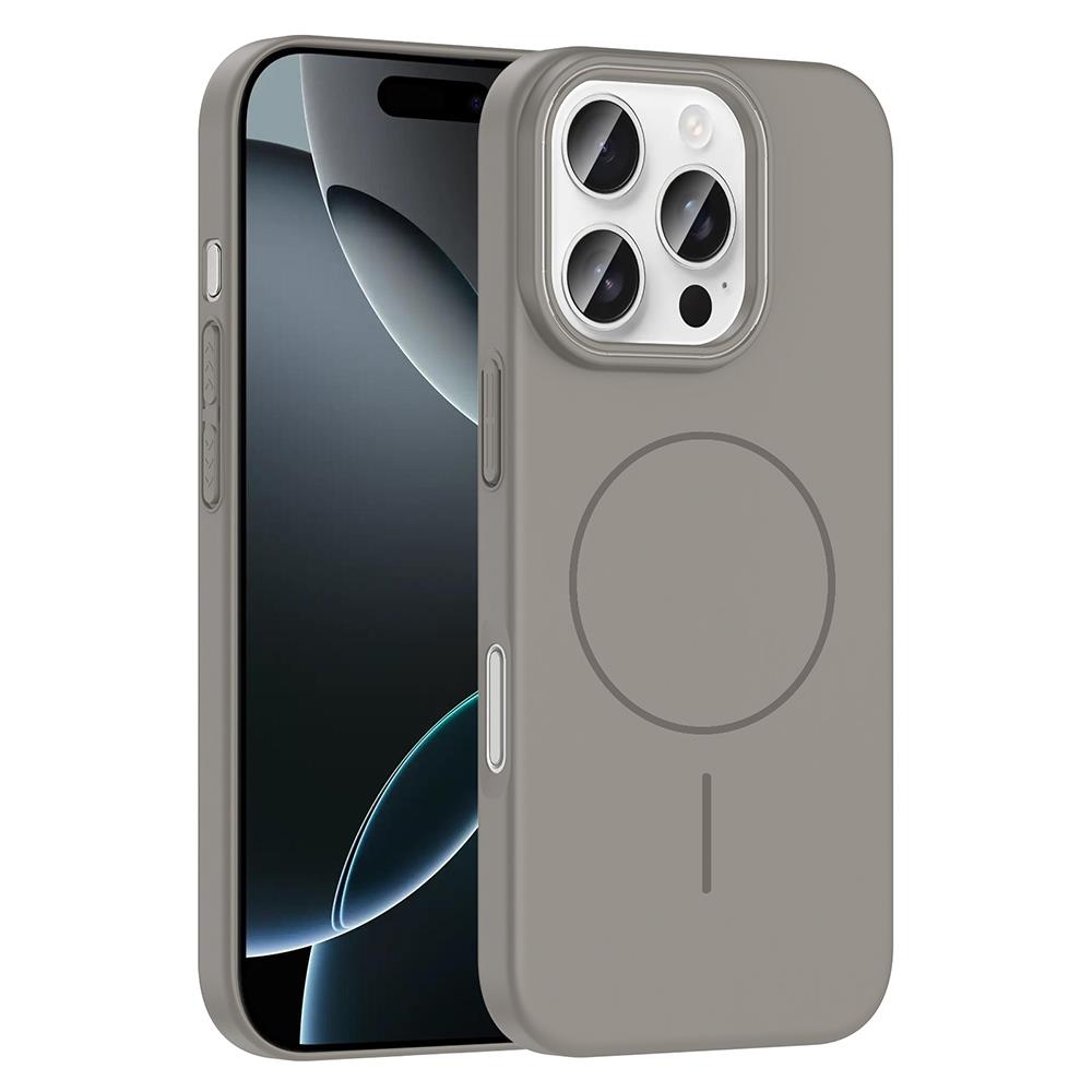 Apple iPhone 16 Pro Max Kılıf Magsafe Şarj Özellikli Zore Ruby Silikon Kapak