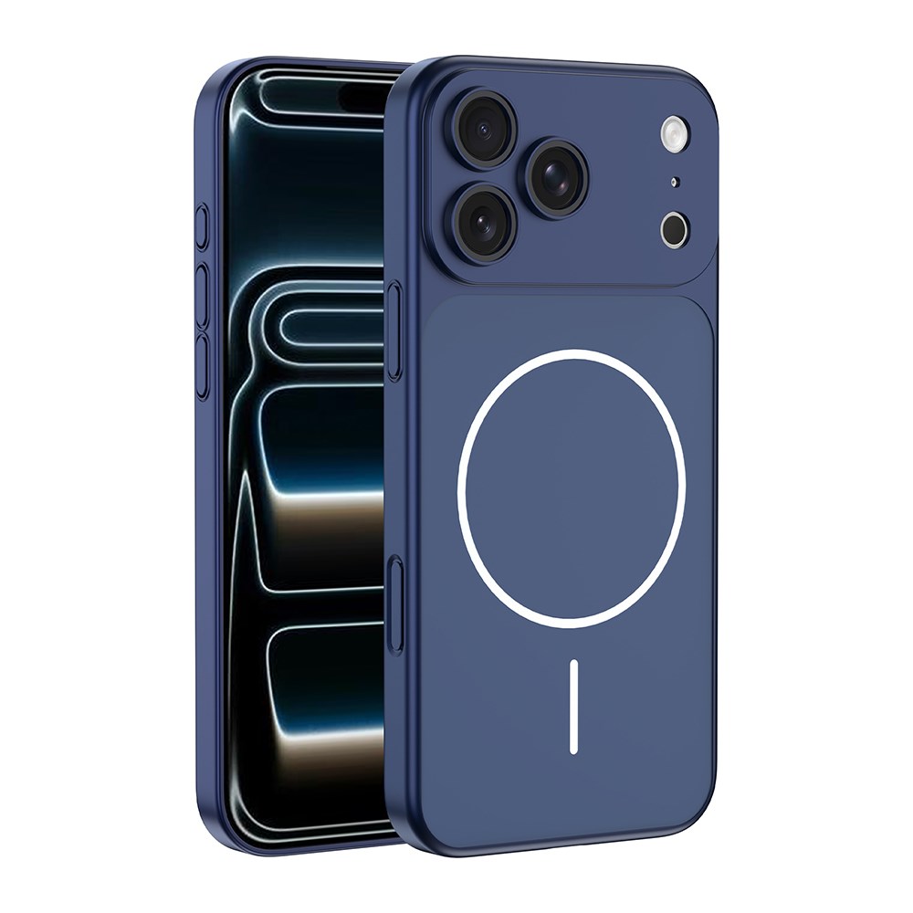 Apple iPhone 16 Pro Max Kılıf Zore M-Safe Şarj Özellikli Kamera Korumalı Spark Kapak