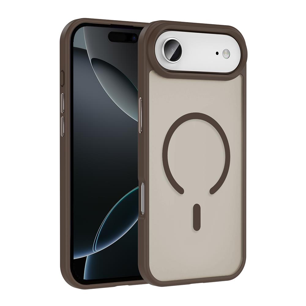 Apple iPhone 17 Air Kılıf M-safe Şarj Özellikli Mat Arka Yüzey Zore Sio Kapak