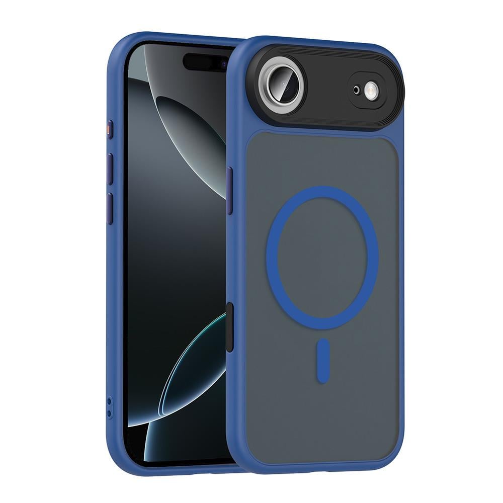 Apple iPhone 17 Air Kılıf Mat Arka Yüzey Wireless Şarj Özellikli Zore Flet M-safe Kapak