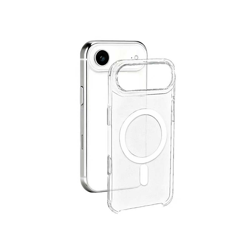 Apple iPhone 17 Air Kılıf Zore Wireless Şarj Özellikli Şeffaf Orjin Kapak