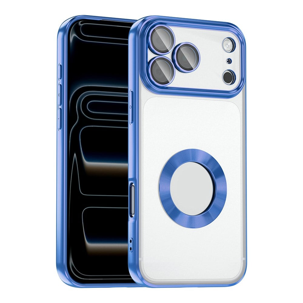Apple iPhone 17 Pro Max Kılıf Kamera Korumalı Logo Gösteren Zore Omega Kapak