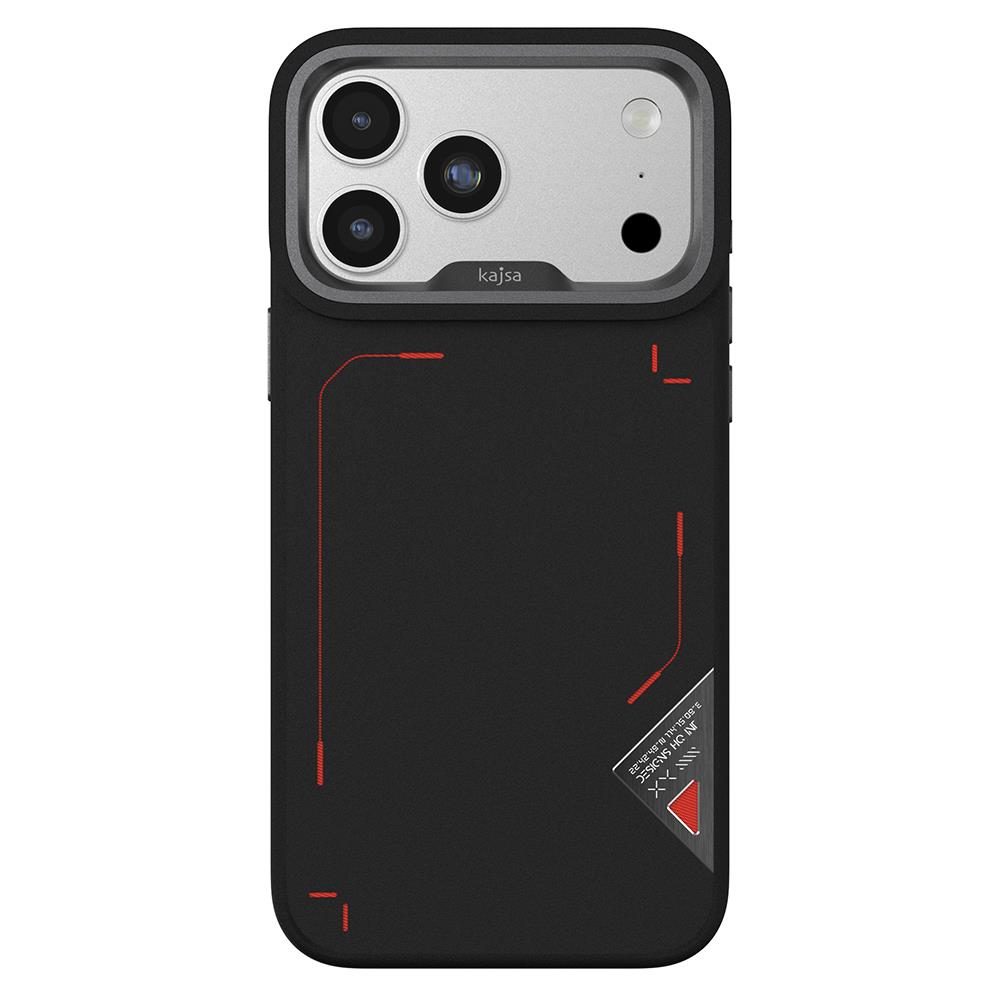 Apple iPhone 17 Pro Max Kılıf M-safe Şarj Özellikli O-Ring Metal Kamera Çerçeveli Kajsa Matrix Collection Kapak