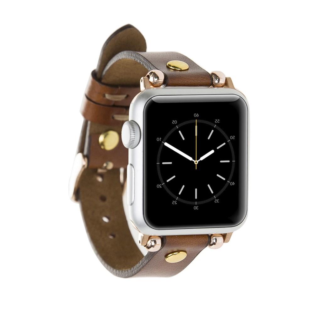 Bouletta Apple Watch Uyumlu Deri Kordon 42-44-45mm Ferro GT RST2E