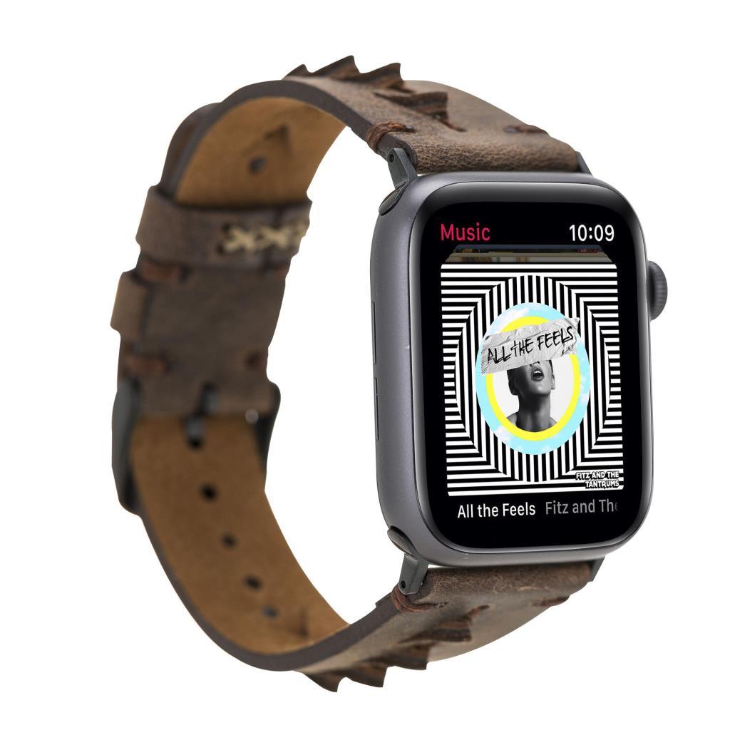Bouletta Apple Watch Uyumlu Deri Kordon 38-40-41mm G6 Boras