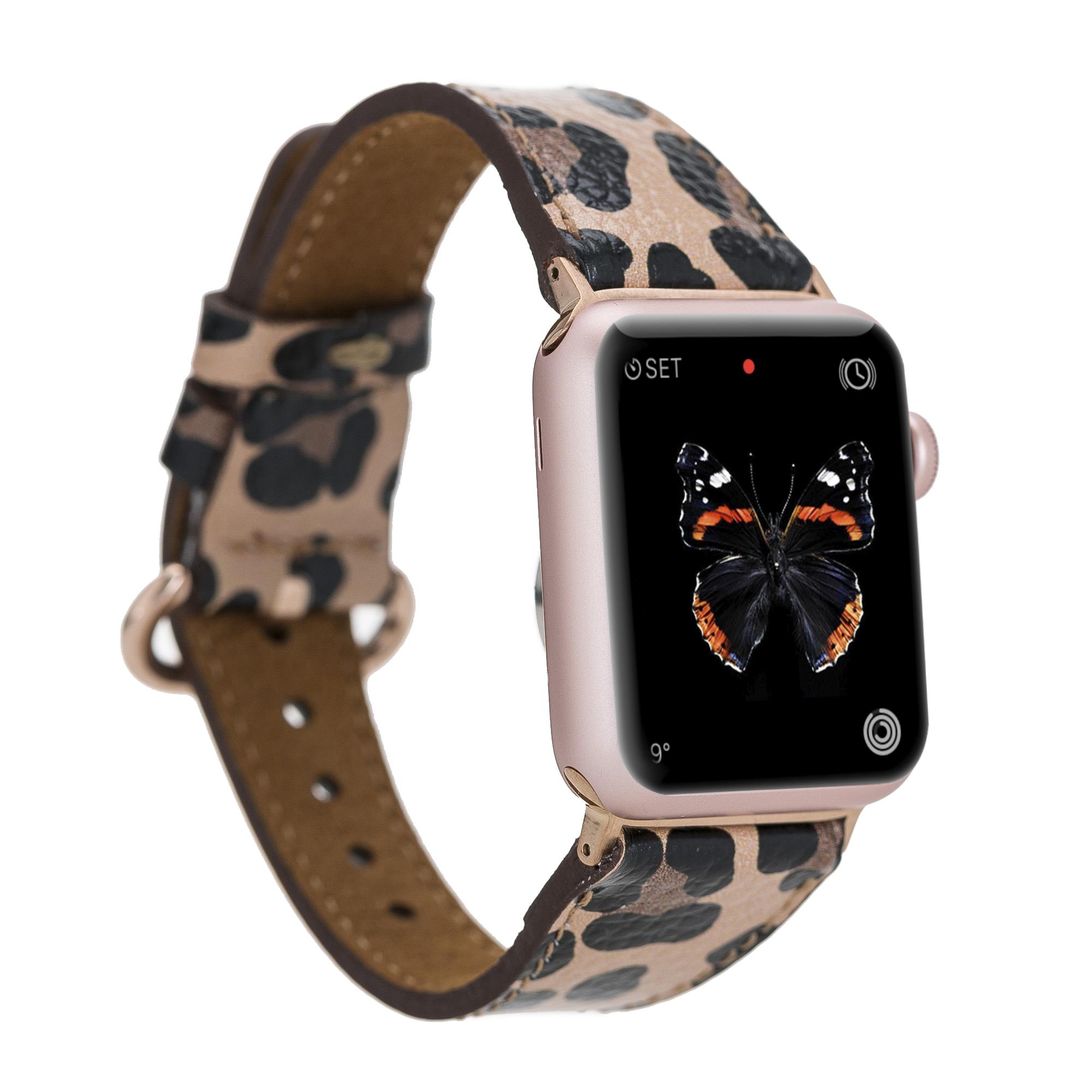 Bouletta Apple Watch Uyumlu Deri Kordon 42-44-45mm Croco YK07