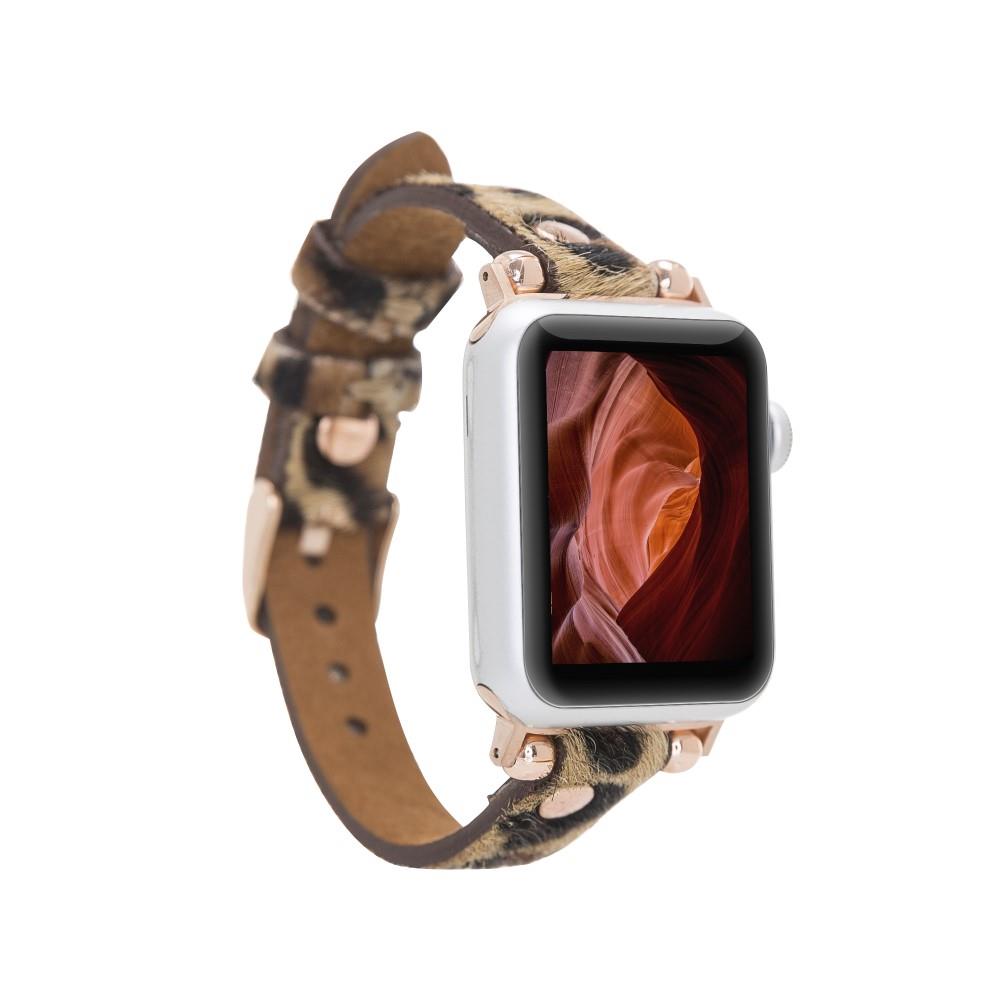 Bouletta Apple Watch Uyumlu Deri Kordon 38-40-41mm RT LEO1N