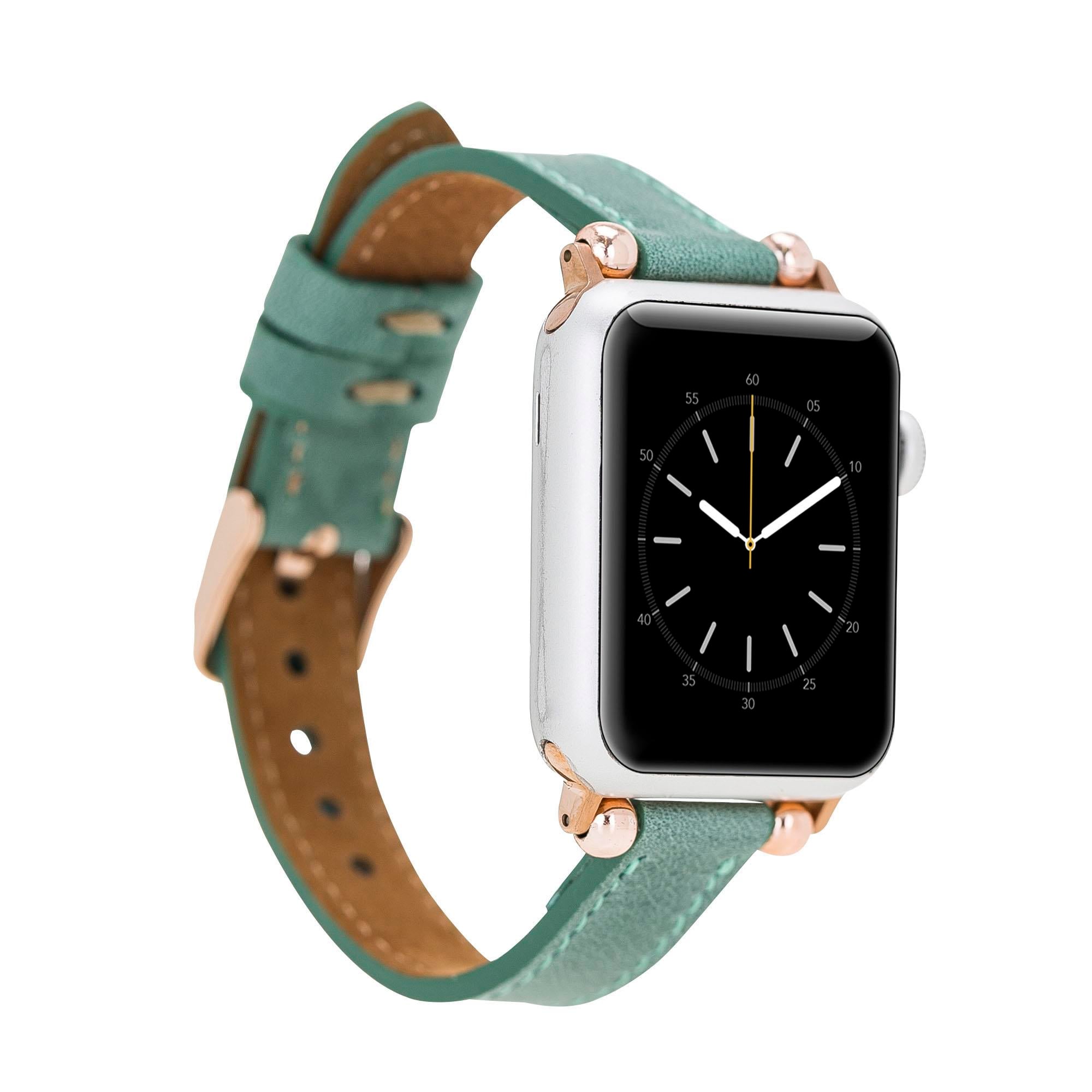 Bouletta Apple Watch Uyumlu Deri Kordon 42-44-45mm Ferro CZ12