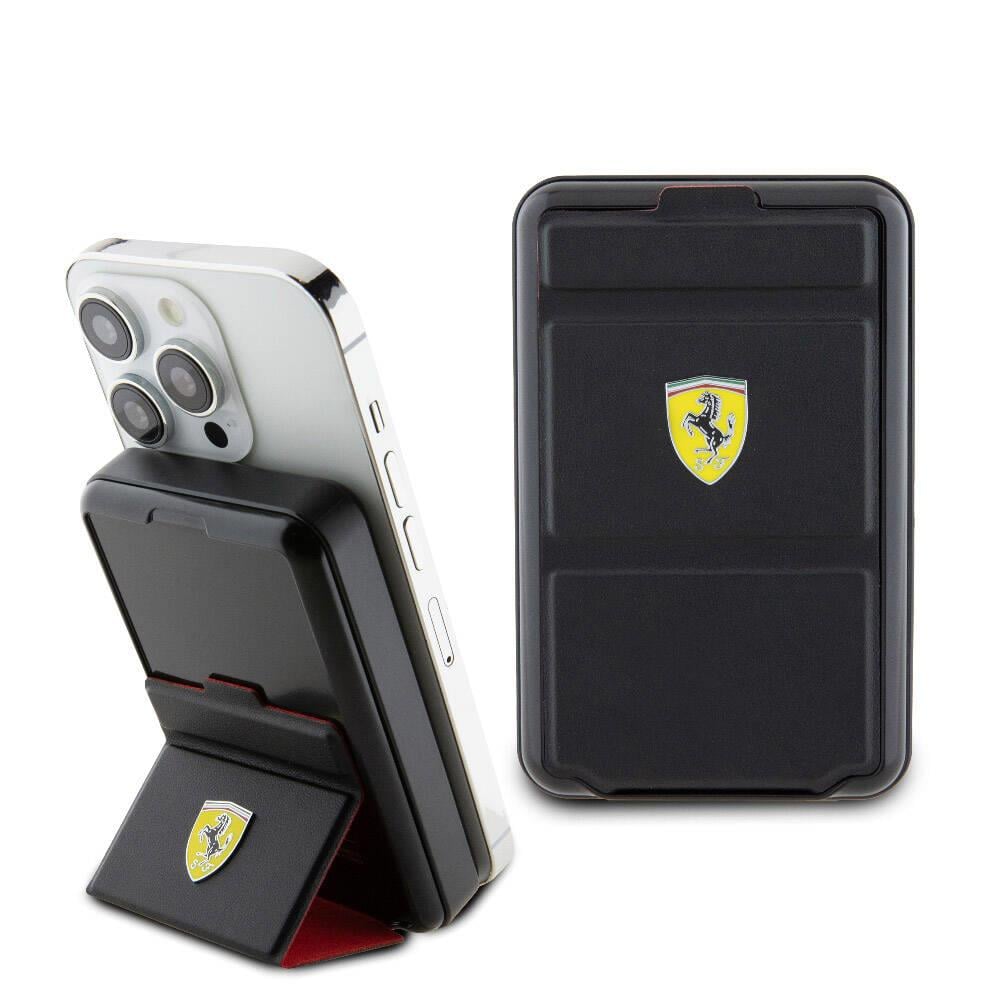 Ferrari 973WP Orjinal Lisanslı M-safe Şarj Özellikli Standlı Metal Logolu Powerbank 10.000mAh
