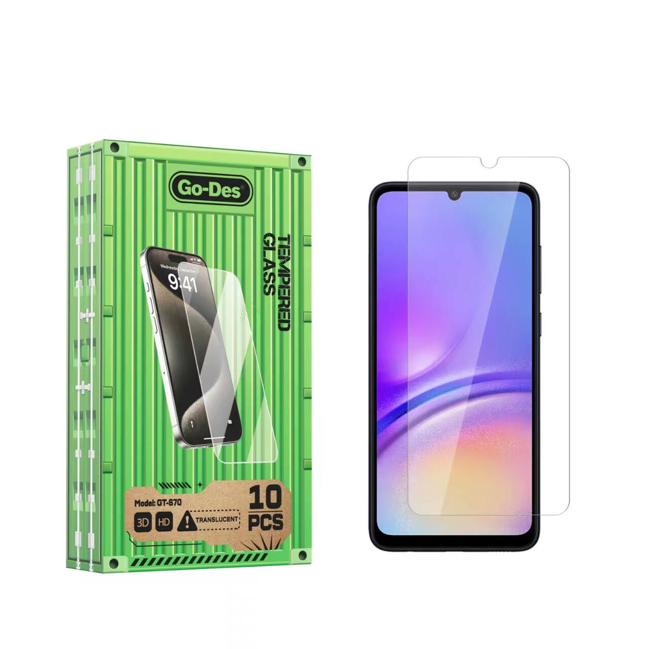 Galaxy A05S Go Des Parmak İzi Bırakmayan 9H Oleofobik Bom Glass Ekran Koruyucu