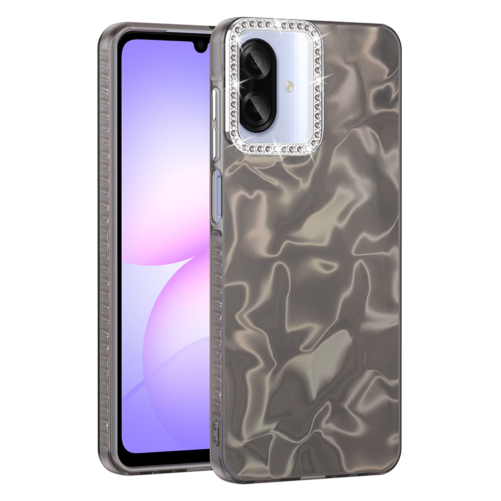 Galaxy A07 Kılıf Airbagli Parlak Taş Detay Tasarımlı Zore Esila Kapak
