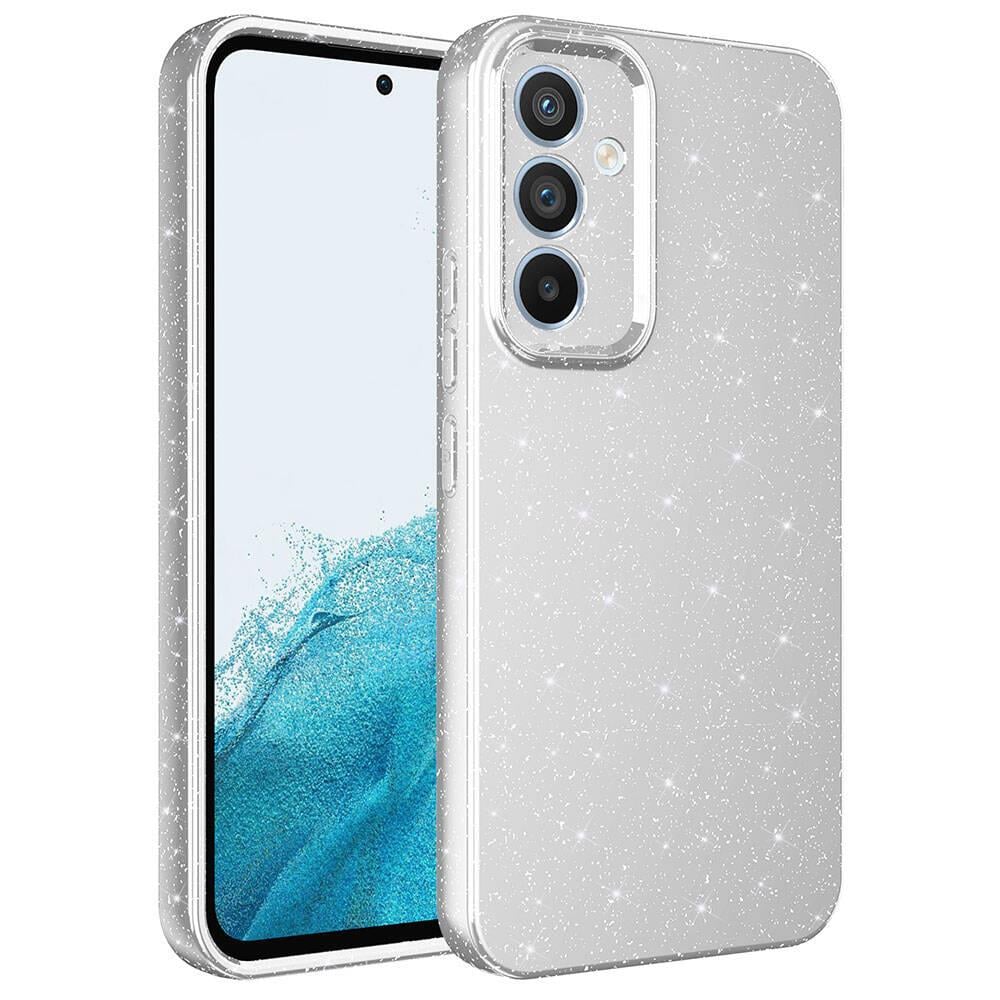 Galaxy A14 Kılıf Kamera Korumalı Simli Lüks Zore Koton Kapak