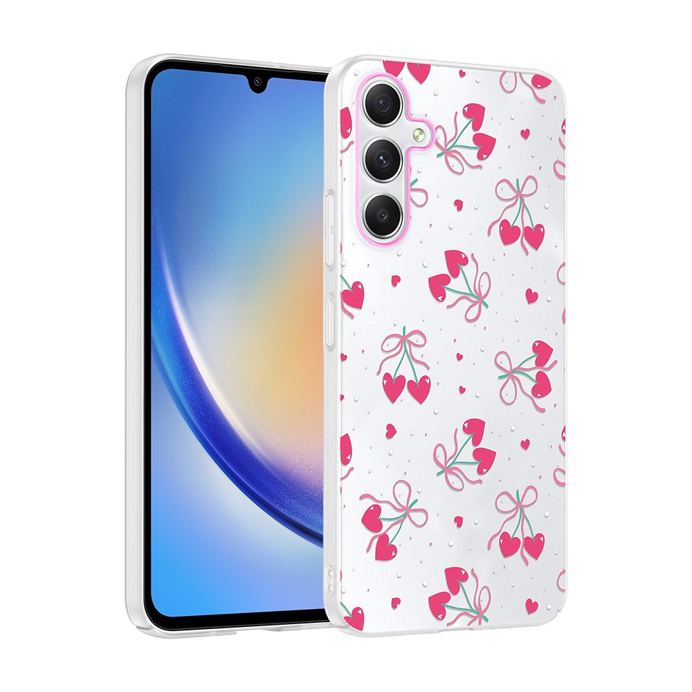 Galaxy A25 Kılıf Kamera Korumalı Desenli Zore Klip Kapak