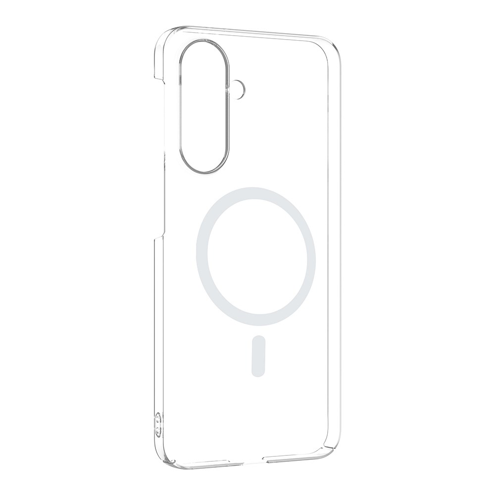 Galaxy A57 Kamera Korumalı M-Safe Şarj Özellikli Şeffaf Zore London Sert PC Kapak