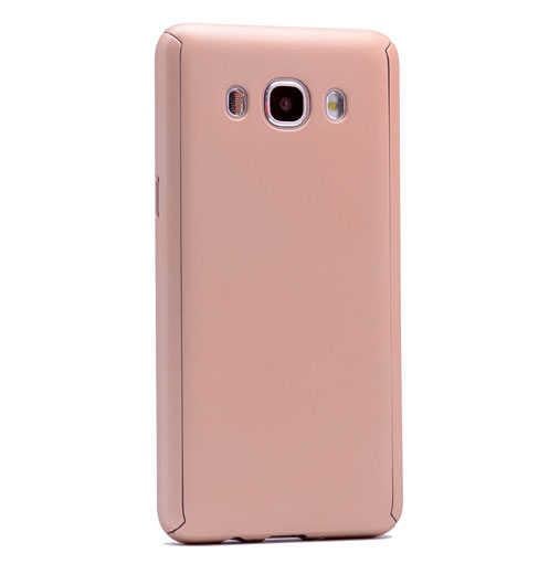 Galaxy J5 2016 Kılıf Zore 360 3 Parçalı Rubber Kapak