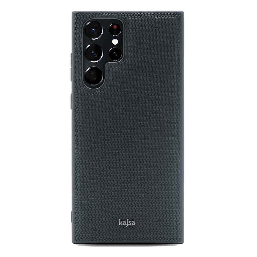 Galaxy S22 Ultra Kılıf Kajsa Preppie Serisi Dark Kapak