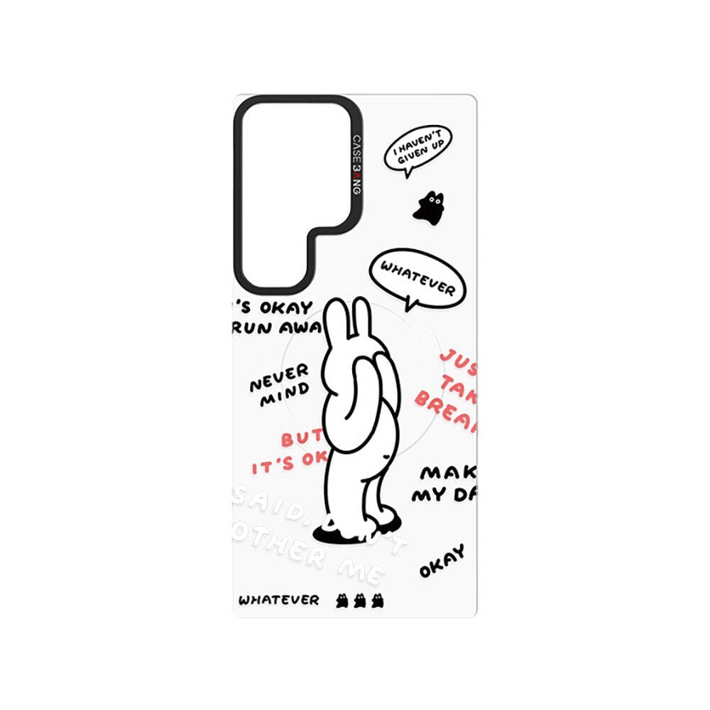 Galaxy S24 Ultra M-safe Şarj Özellikli Casebang Chill Out Serisi Mıknatıslı Arka Panel