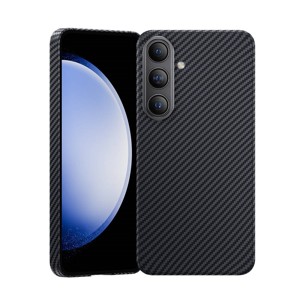 Galaxy S25 Kılıf M-safe Özellikli Karbon Fiber Benks Essential ArmorAir 600D Kevlar Kapak