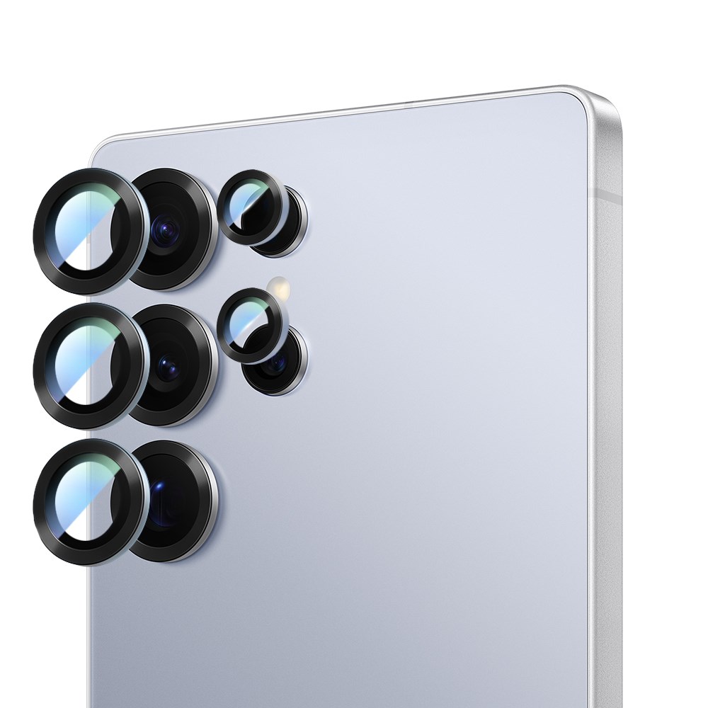 Galaxy S25 Ultra CaseWorld Alloy Serisi Oleofobik Anti Reflective Kamera Lens Koruyucu