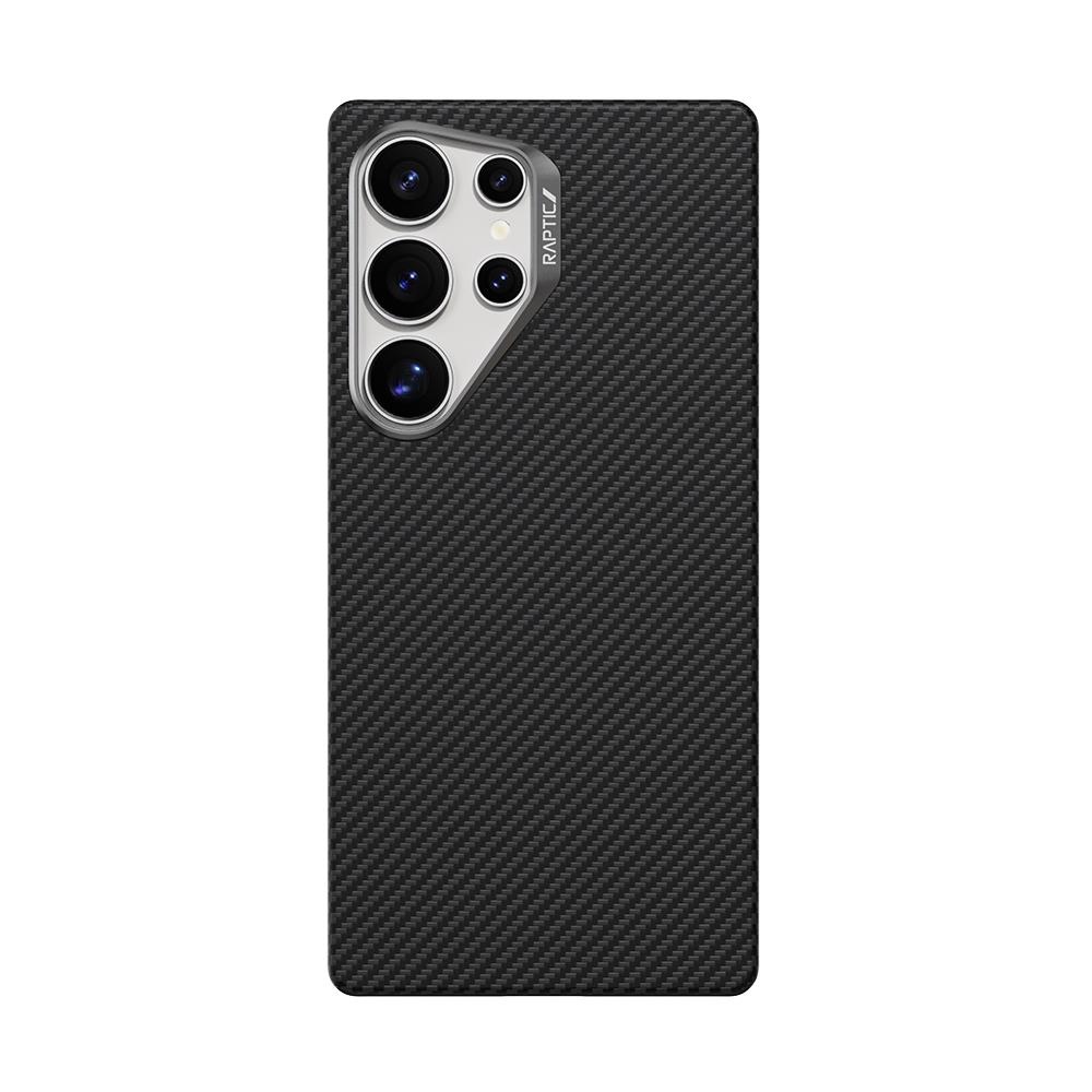 Galaxy S25 Ultra Kılıf M-safe Şarj Özellikli 600D Metal Kamera Çerçeveli Raptic Aramid Fiber Serisi Kapak
