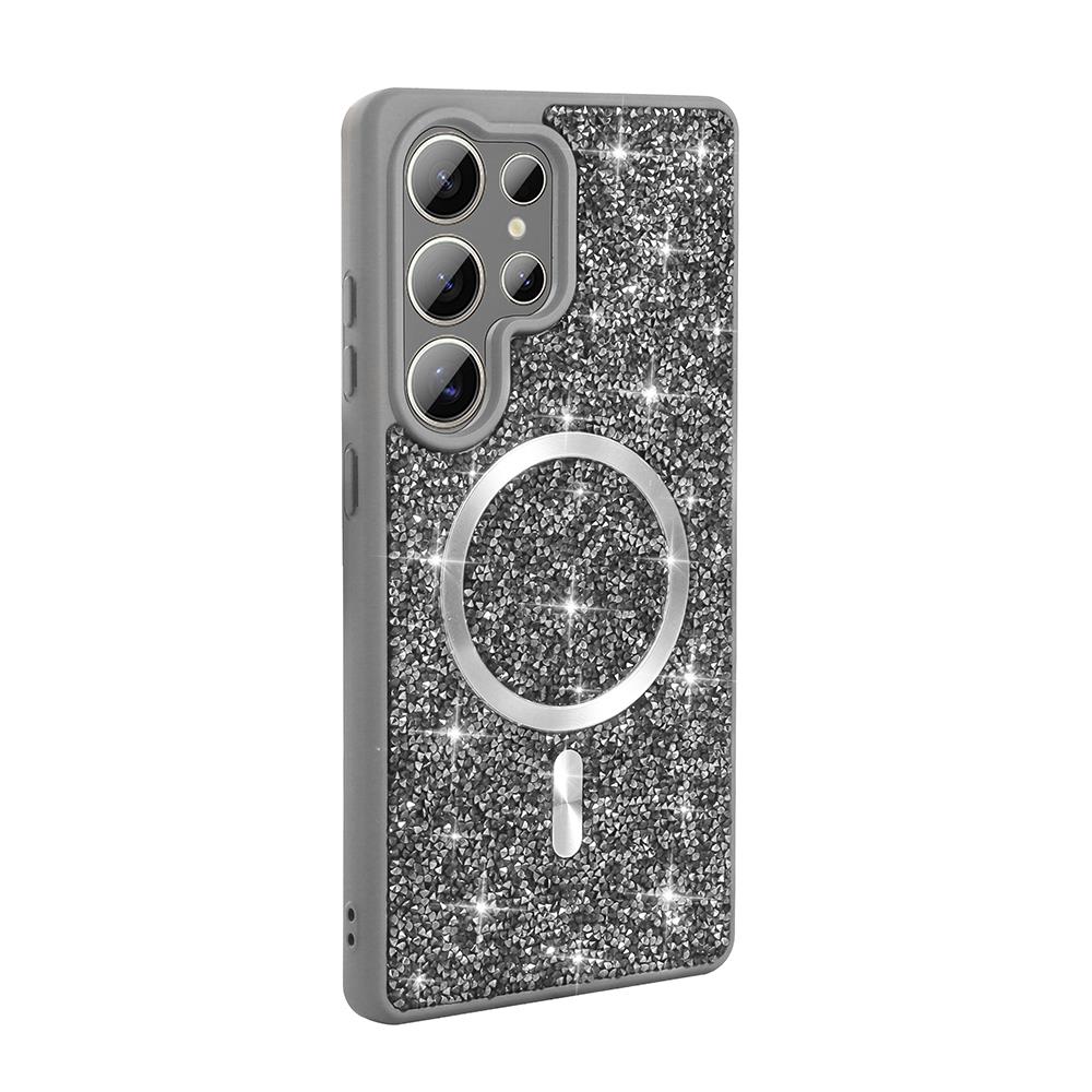 Galaxy S25 Ultra Kılıf Parlak Taşlı Tasarım Zore Pırlanta Kapak