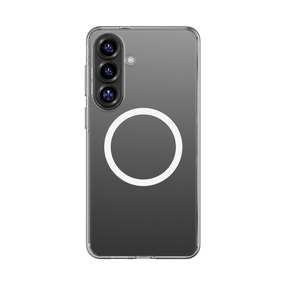 Galaxy S26 Kılıf M-safe Şarj Özellikli Benks Magnetik Crystal Serisi Şeffaf Kapak