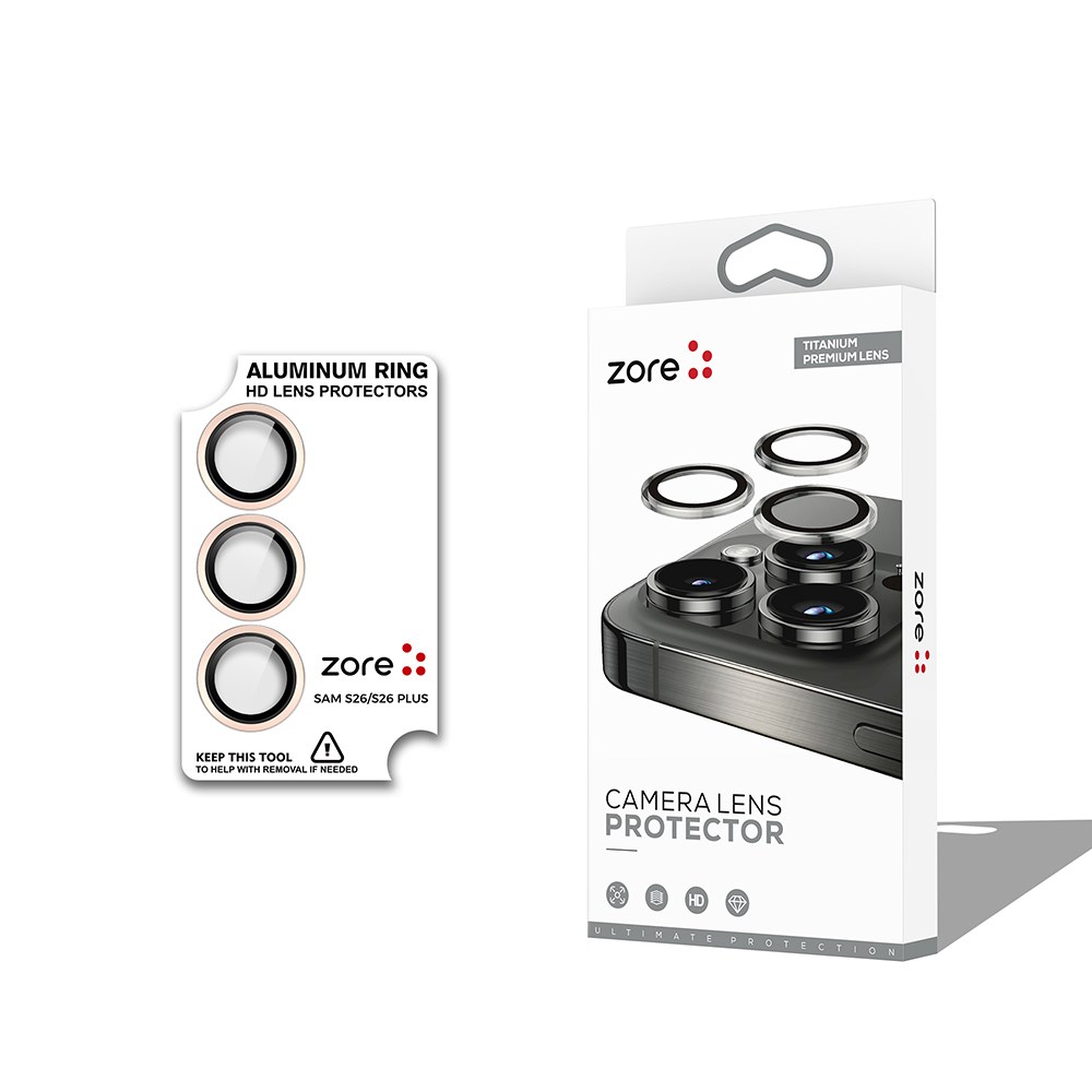 Galaxy S26 Plus Zore CL-12 Premium Safir Parmak İzi Bırakmayan Anti-Reflective Kamera Lens Koruyucu