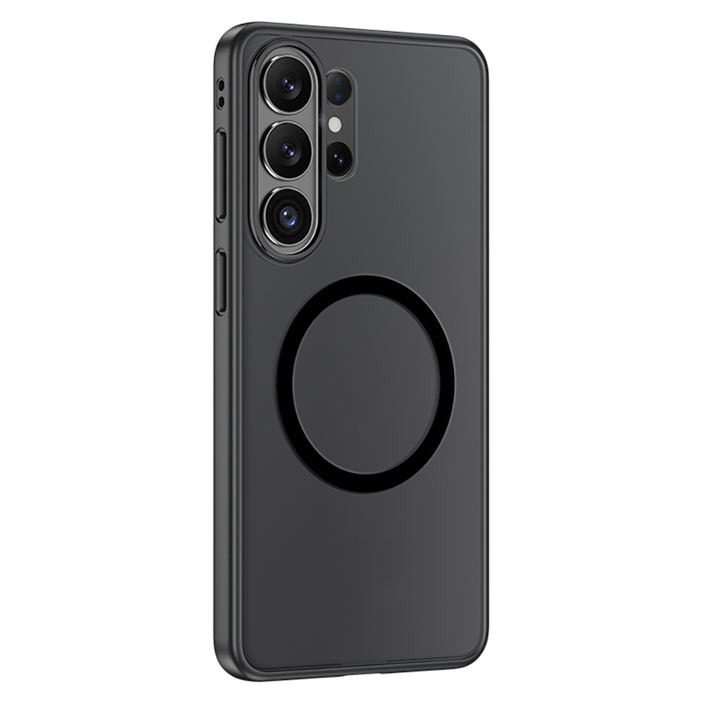 Galaxy S26 Ultra Kılıf M-safe Şarj Özellikli Mat Arka Yüzey Wlons Lola Kapak