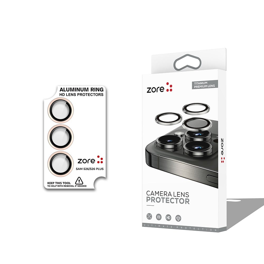 Galaxy S26 Zore CL-12 Premium Safir Parmak İzi Bırakmayan Anti-Reflective Kamera Lens Koruyucu