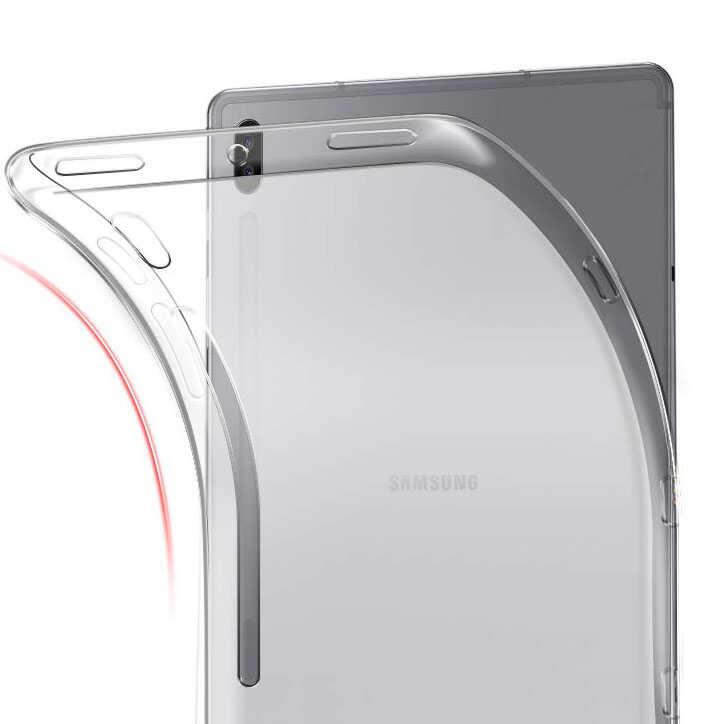 Galaxy Tab S7 Plus T970 Kılıf Zore Tablet Süper Silikon Kapak