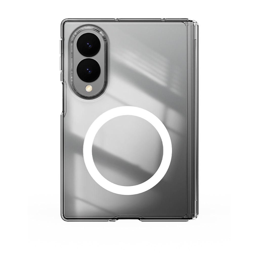 Galaxy Z Fold 8 Kılıf M-safe Şarj Özellikli Transparan Sert PC Wlons Pita Kapak