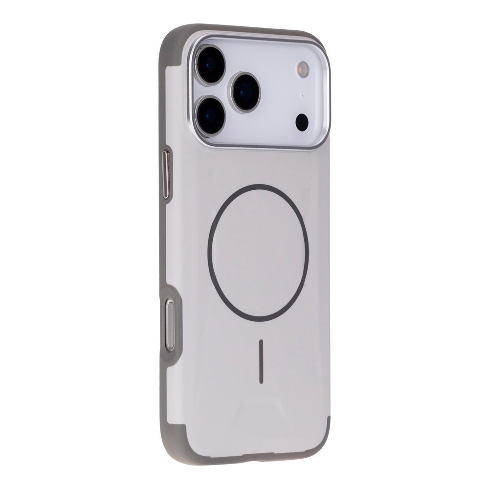 Koen iPhone 17 Pro Max Uyumlu MagSafe Kılıf – Kablosuz Şarj Destekli, Köşe Koruma Darbe Emici, Şeffaf Mat Premium Telefon Kılıfı, Taş Rengi