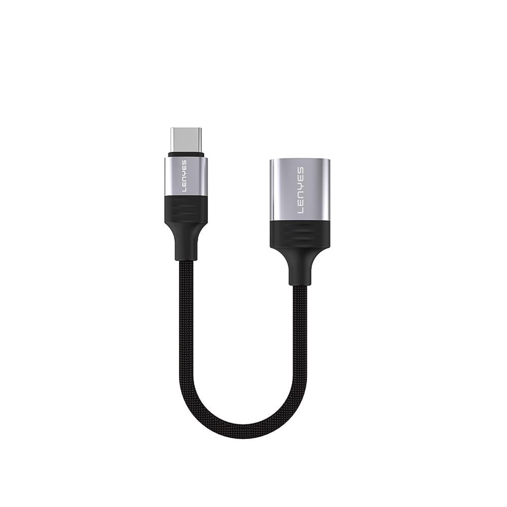 Lenyes AX122 USB to Type-C Dönüştürücü OTG Kablo