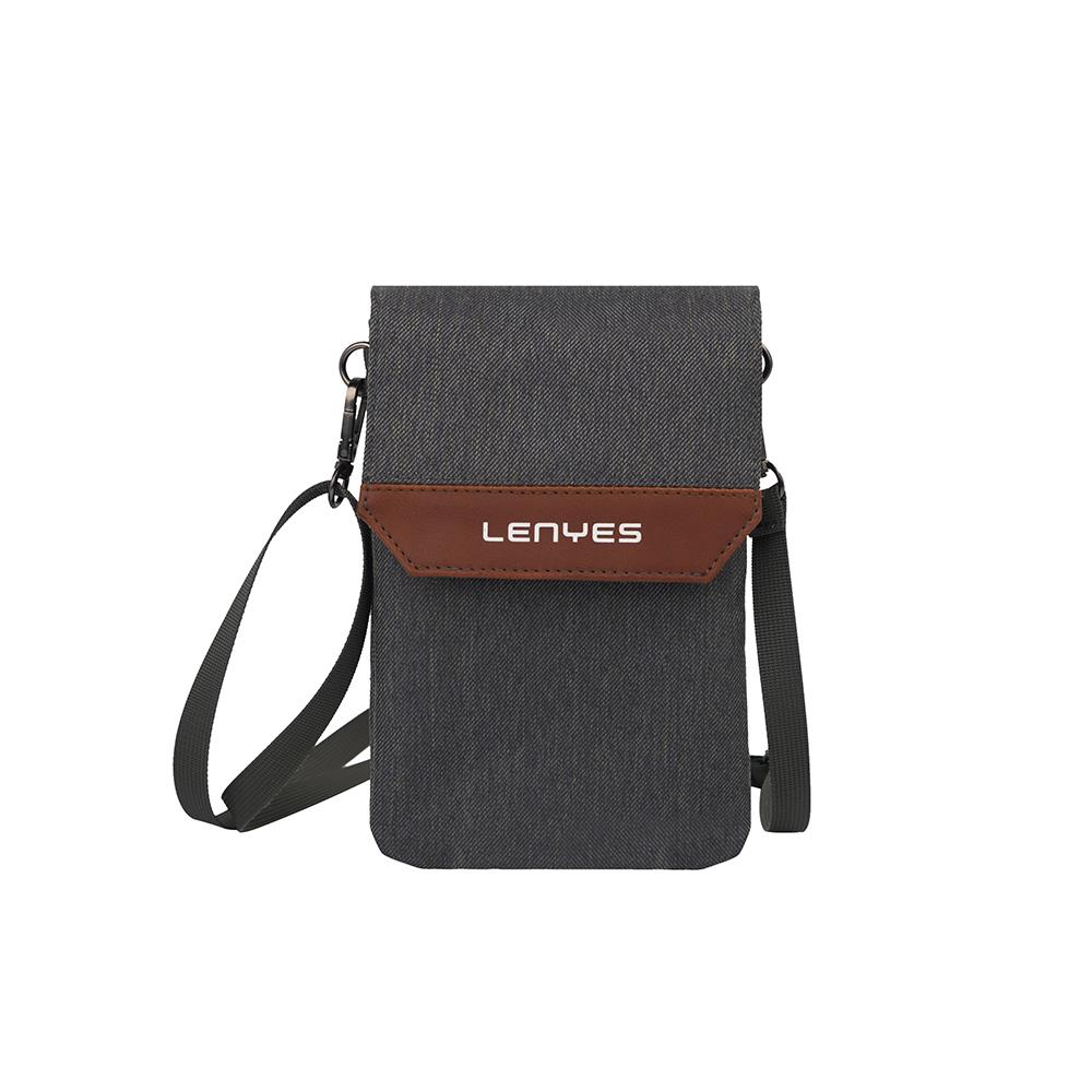 Lenyes LB546 Rambler Serisi Polyester Kumaş Su Geçirmez Mobil Aksesuar Çantası