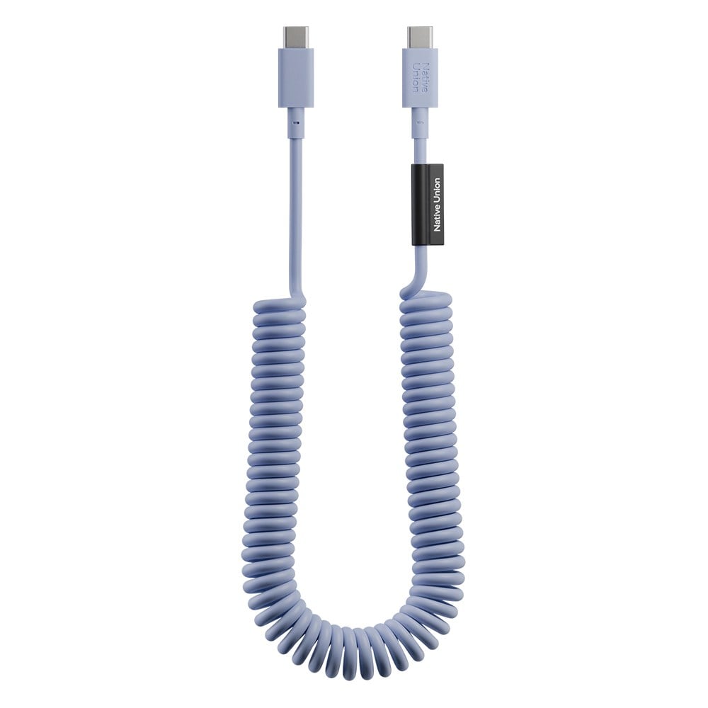 Native Union POP Serisi Type-C to Type-C Spiralli Şarj Kablosu 60W 2.4M