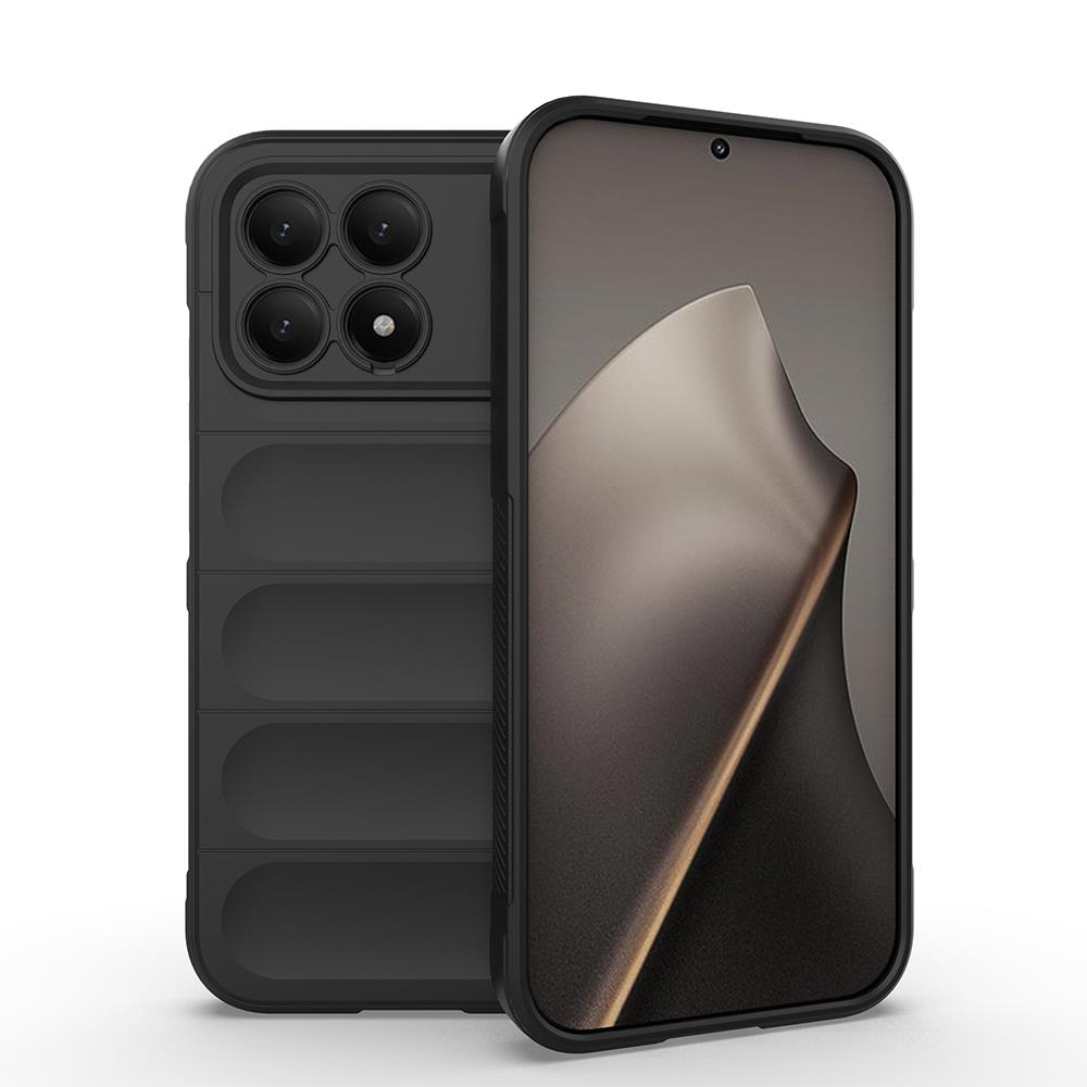 Xiaomi Poco F8 Pro Kılıf Esnek TPU Oyuklu Arka Yüzey Tasarımlı Zore Etnik Silikon Kapak