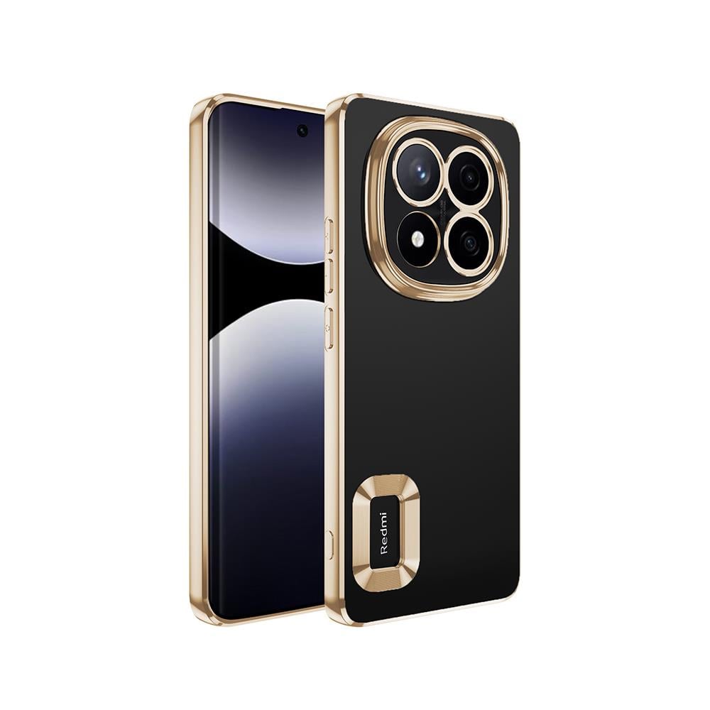 Xiaomi Poco X7 Kılıf Kamera Korumalı Logo Gösteren Zore Omega Kapak