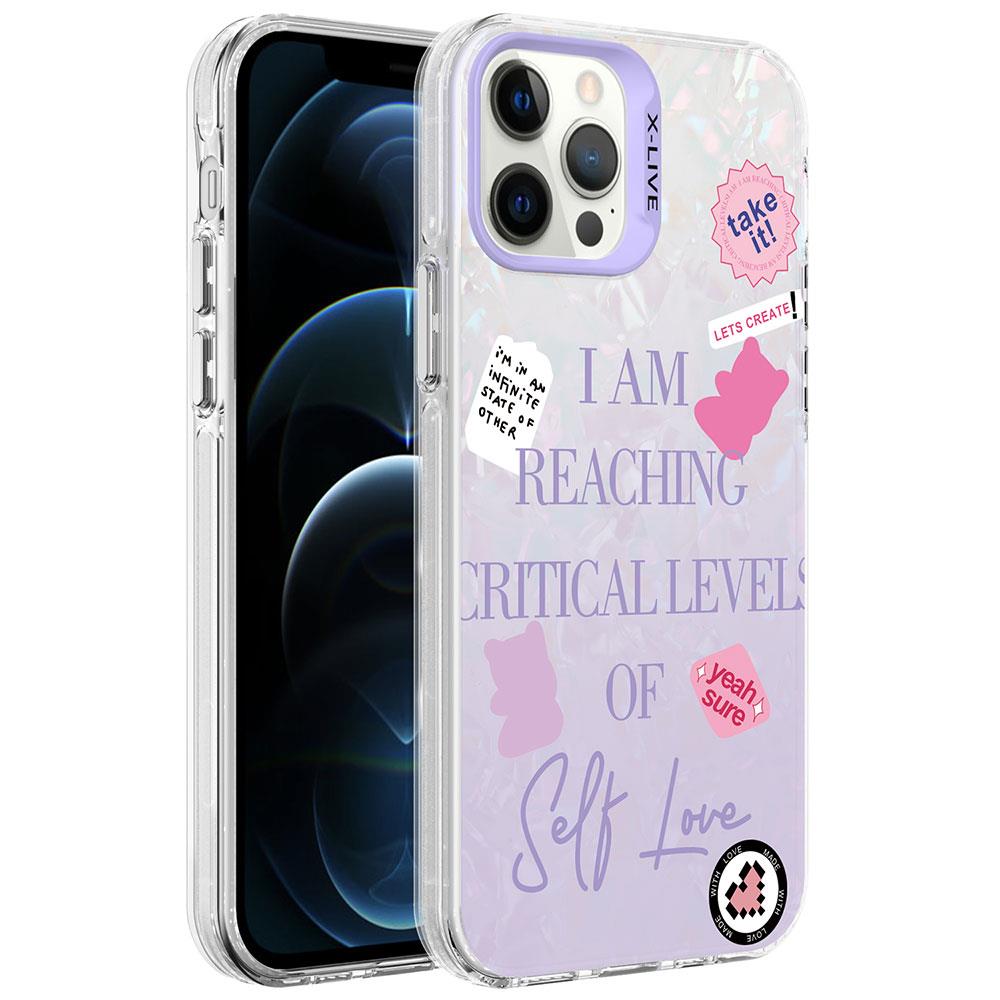 Apple iPhone 12 Pro Max Kılıf Mermer Desenli Zore Marbello Kapak
