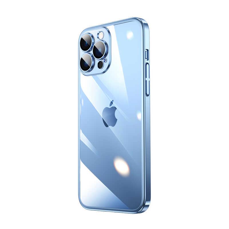 Apple iPhone 14 Pro Kılıf Sert PC Renkli Çerçeveli Zore Riksos Kapak