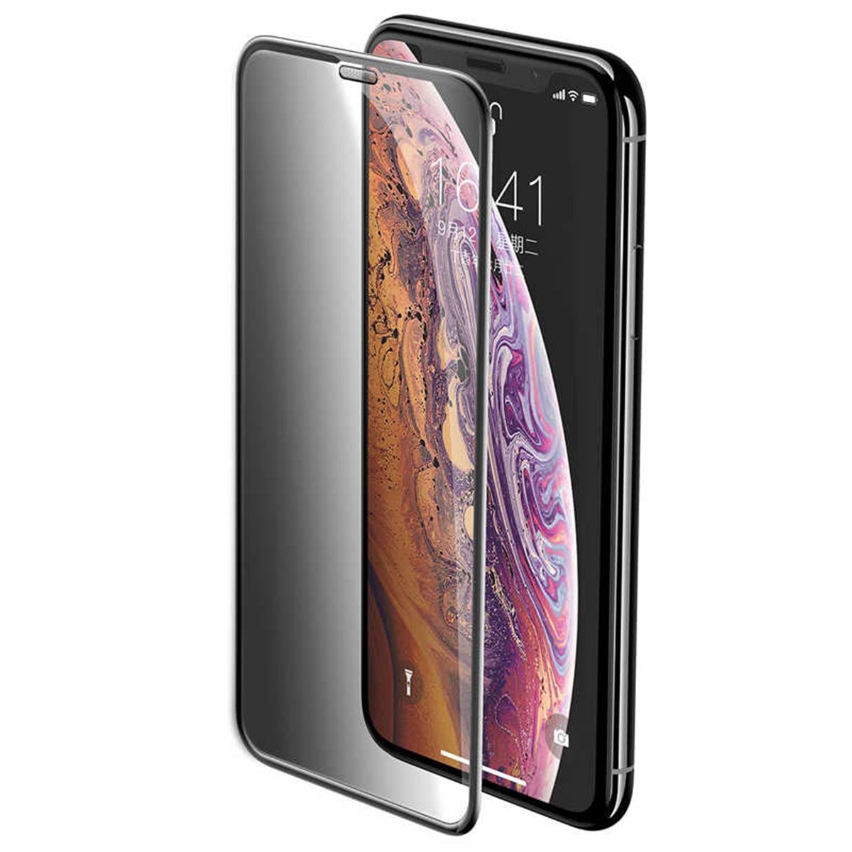 Apple iPhone 14 Pro Zore Anti-Dust Privacy Temperli Ekran Koruyucu