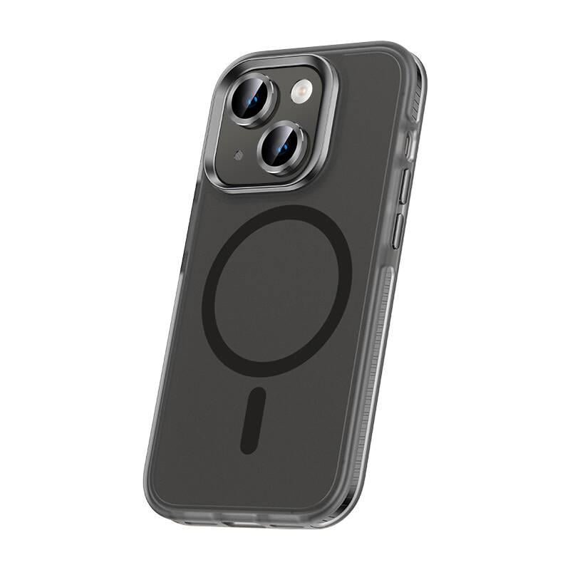 Apple iPhone 15 Kılıf Airbagli Magsafe Wireless Şarj Özellikli Zore Klaptika Kapak