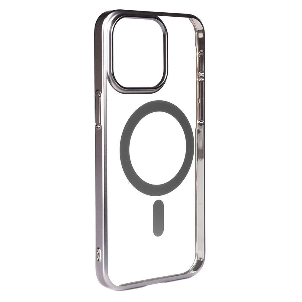 Apple iPhone 15 Pro Kılıf Wireless Şarj Özellikli Sert PC Zore Mat Riksos Magsafe Kapak